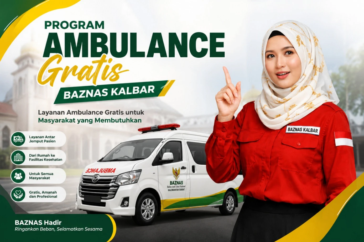 Ambulance Gratis BAZNAS Kalbar