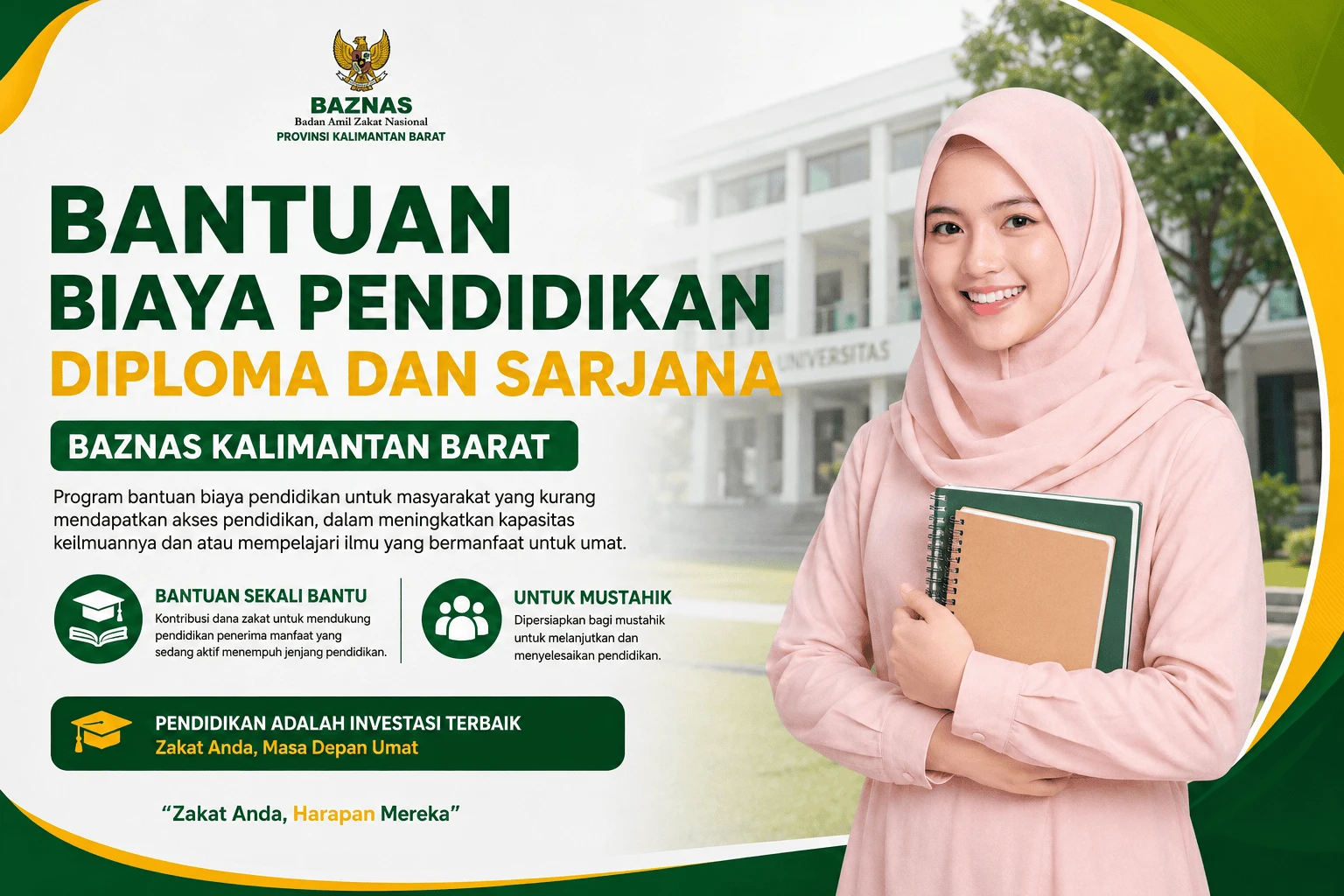 Bantuan Biaya Pendidikan Diploma dan Sarjana
